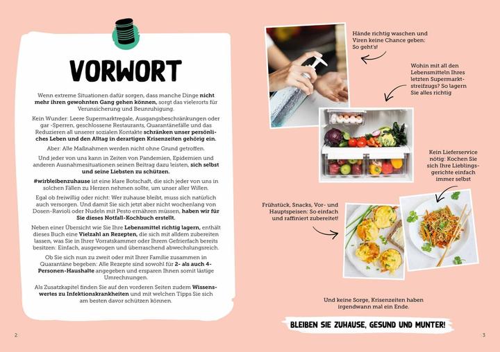 Produktbild #wirbleibenzuhause – Das Kochbuch für alle Krisen und Notfälle (Deutsch, Rose Marie Donhauser, Christina Wiedemann, Dagmar Reichel, Daniel Kauth, Gabriele Gugetzer, Sabrina Sue Daniels, Anne Iburg, 2020)