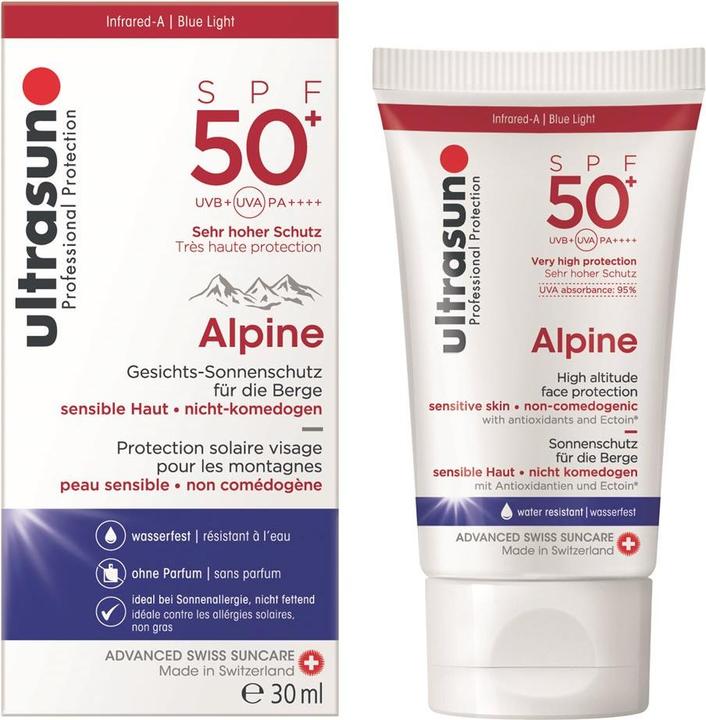 Produktbild Ultrasun Alpine SPF50+ (Sonnencreme Gesicht, SPF 50+, 30 ml, 50 g)