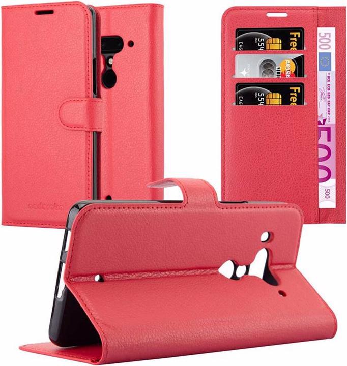 Actual product image Cadorabo Book with stand function cover (HTC U12+)