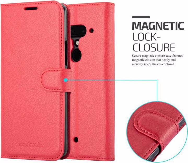 Actual product image Cadorabo Book with stand function cover (HTC U12+)