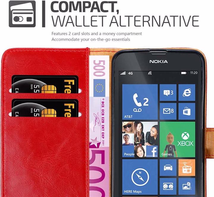 Actual product image Cadorabo Book Luxury Cover (Nokia Lumia 520)
