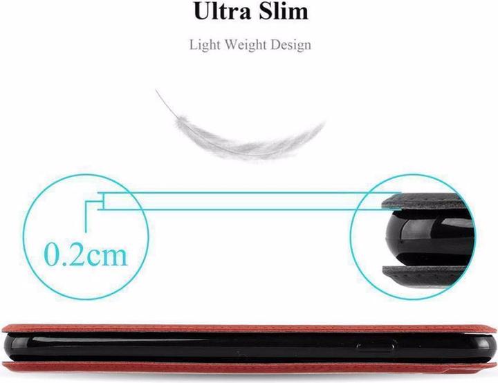 Actual product image Cadorabo Book with View double window cover (HTC One M9)