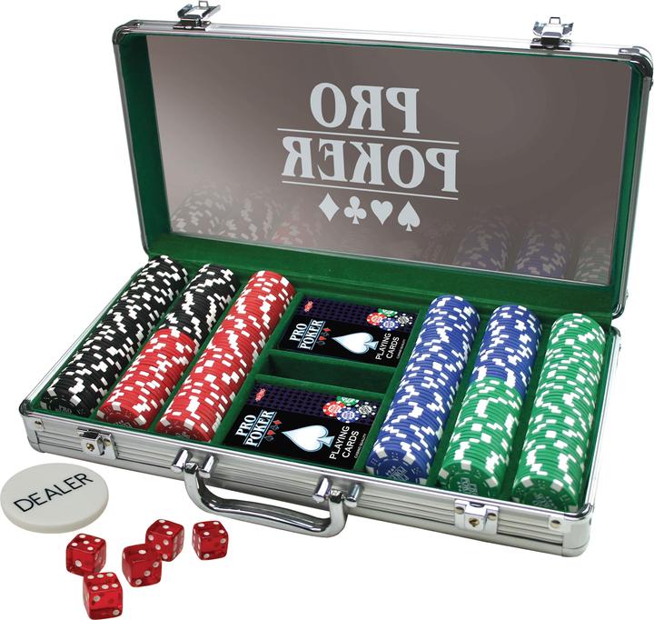 Image du produit Tactic Mallette de poker Pro, 300 jetons (Allemand)