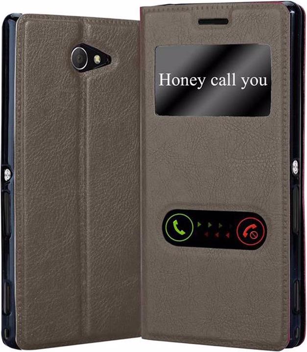 Productafbeelding Cadorabo Boek met Uitzicht Dubbele Raambedekking (Xperia M2, Xperia M2 Aqua)