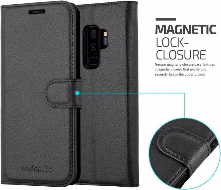 Actual product image Cadorabo Book with stand function cover (Samsung Galaxy S9+)