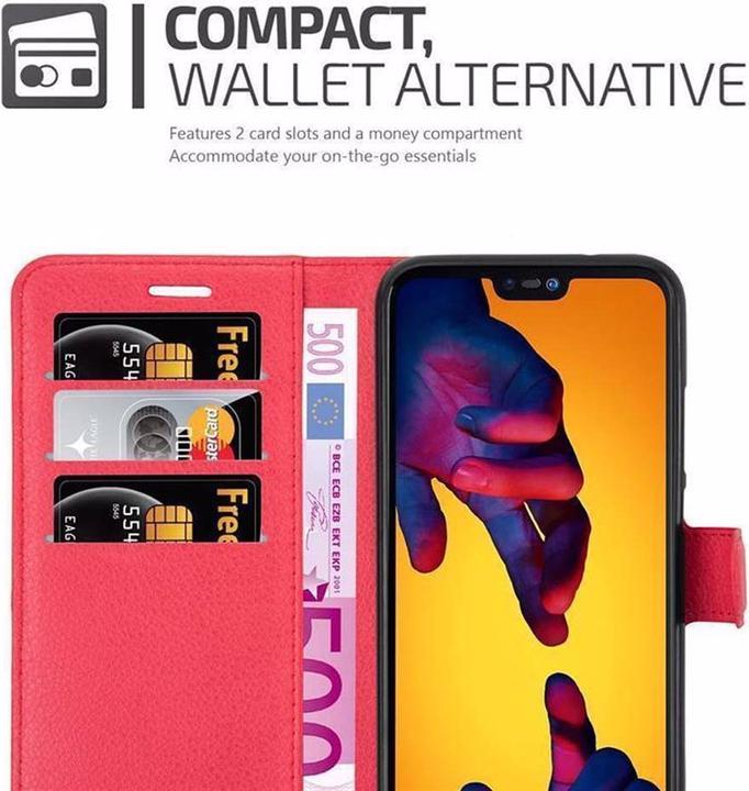 Produktbild Cadorabo Book mit Standfunktion Cover (Huawei P20 Lite)