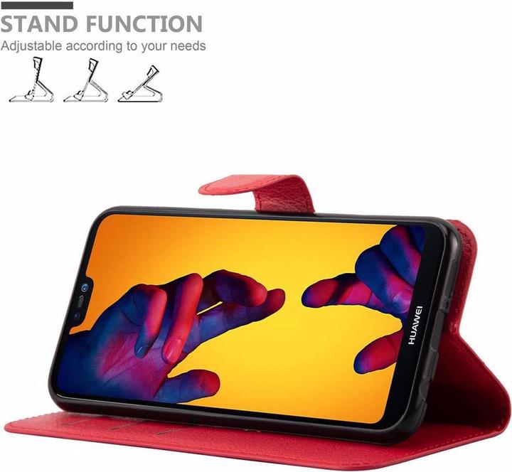 Produktbild Cadorabo Book mit Standfunktion Cover (Huawei P20 Lite)
