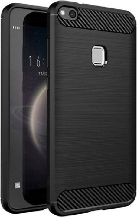 Actual product image Screenguard Huawei P10 Lite Cover Carbon Brushed Soft TPU (Huawei P10 Lite)