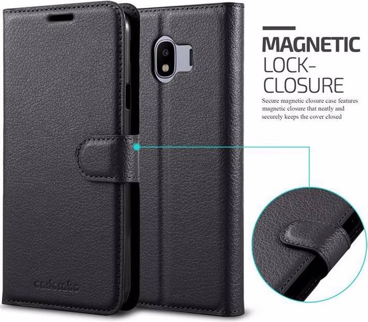 Produktbild Cadorabo Book mit Standfunktion Cover (Samsung Galaxy J4 (2018))