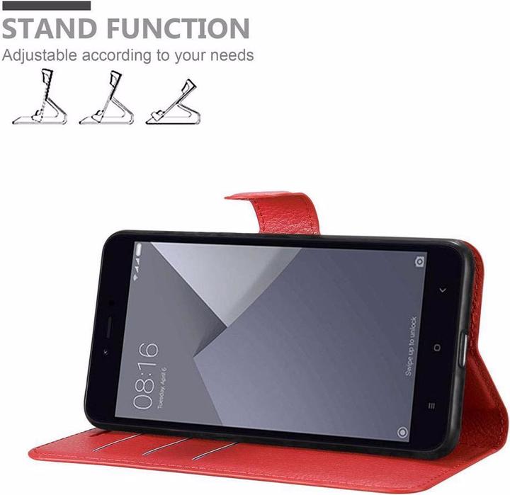 Produktbild Cadorabo Book mit Standfunktion Cover (Xiaomi Redmi Note 5A)