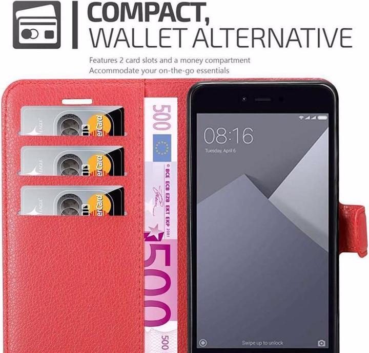 Produktbild Cadorabo Book mit Standfunktion Cover (Xiaomi Redmi Note 5A)