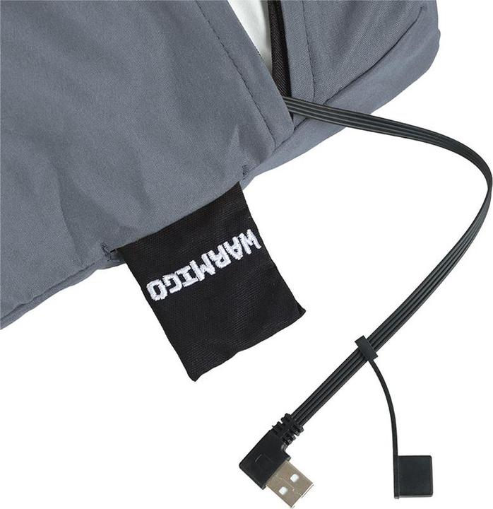 Immagine prodotto Eurom Cuscino termico Warmigo con power bank da 20.000 mAh, grigio (45 x 45 cm)