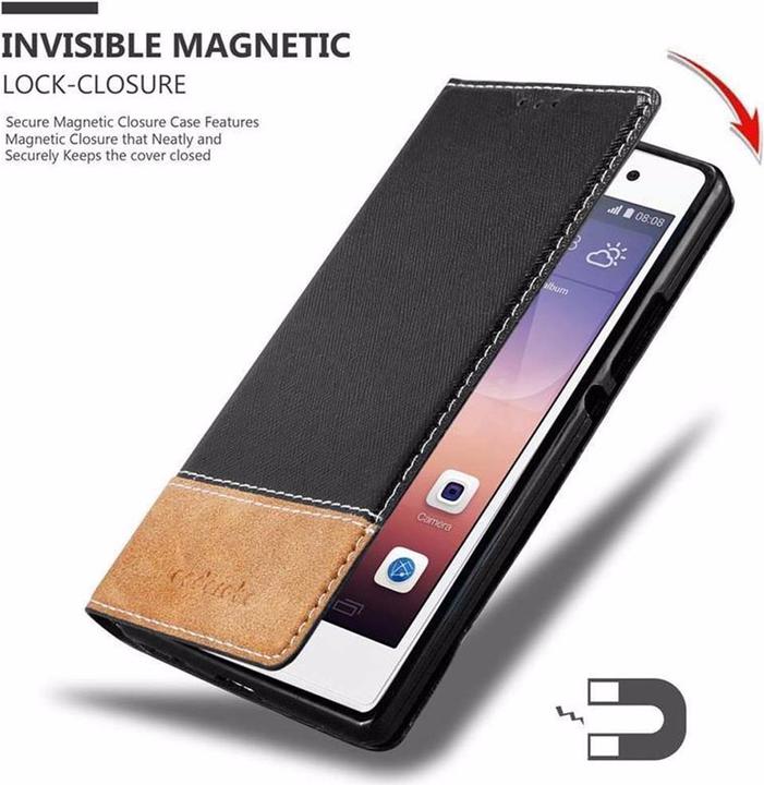 Actual product image Cadorabo Book X Wallet Cover (Huawei Ascend P7)
