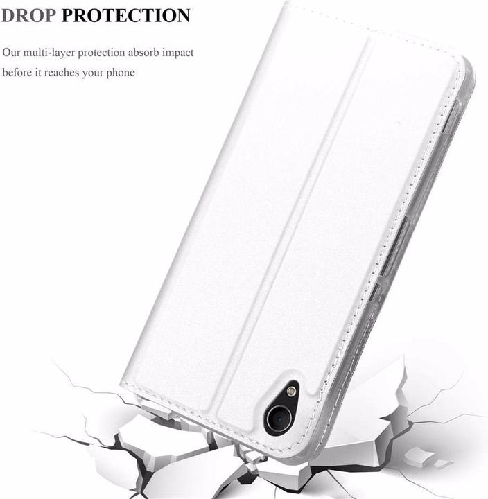 Actual product image Cadorabo Book Classy Style Cover (Sony Xperia M4 Aqua)