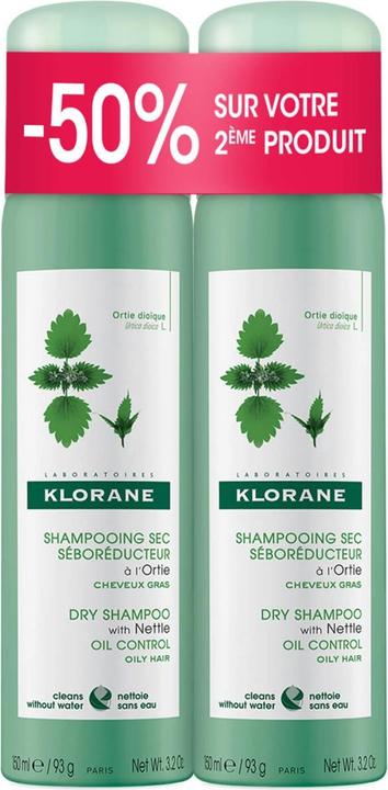 Produktbild Klorane Promo Trockenshampoo Brennnessel (150 ml, Trockenshampoo)