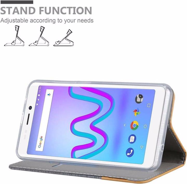 Productafbeelding Cadorabo Boek Jeans Optiek Cover (Wiko Jerry 3)