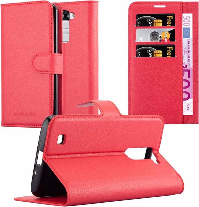 Produktbild Cadorabo Book mit Standfunktion Cover (LG K7)