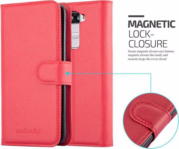 Produktbild Cadorabo Book mit Standfunktion Cover (LG K7)