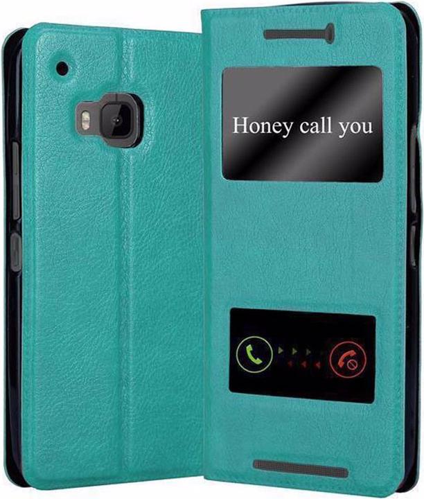 Actual product image Cadorabo Book with View double window cover (HTC One M9)