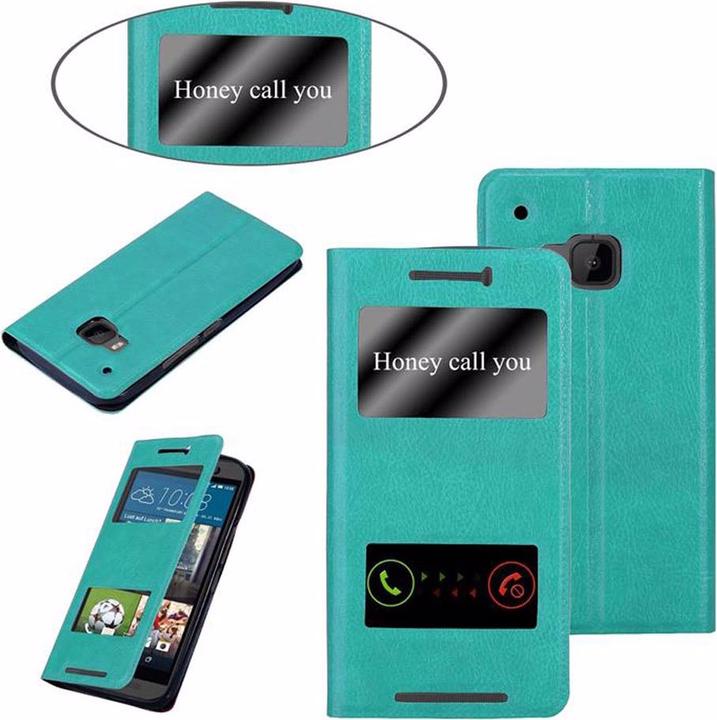 Actual product image Cadorabo Book with View double window cover (HTC One M9)