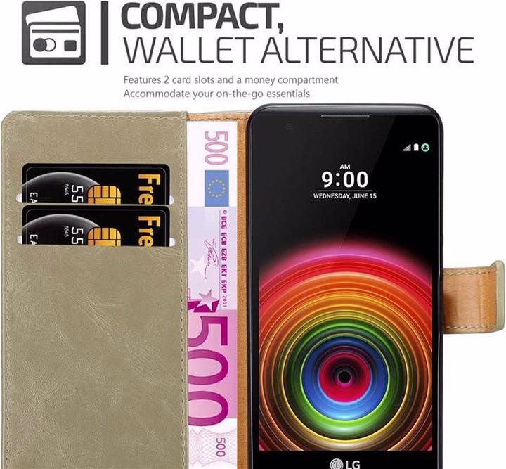 Produktbild Cadorabo Book Luxury Cover (LG X Power)