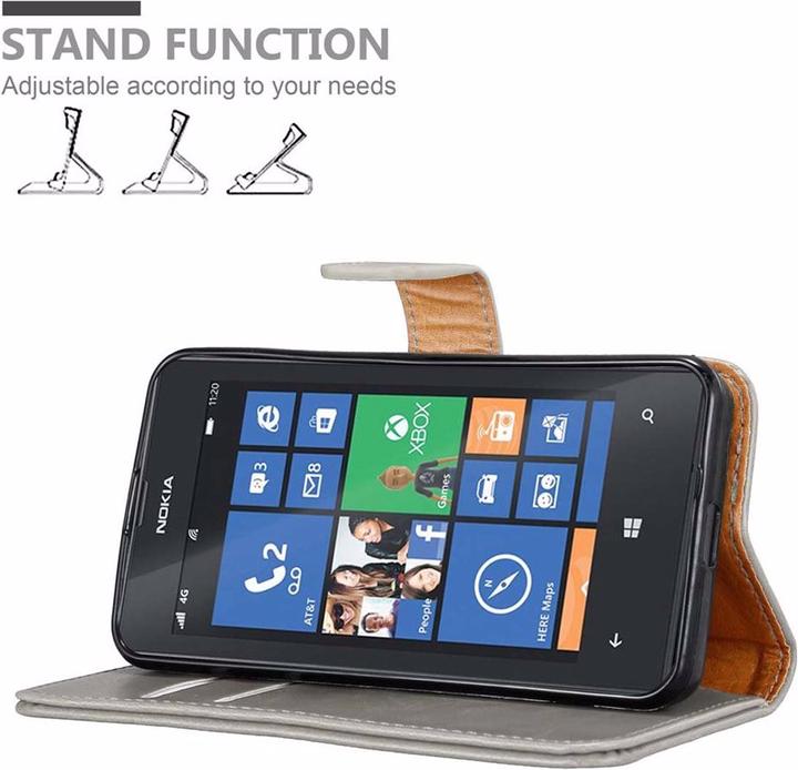 Produktbild Cadorabo Book Luxury Cover (Nokia Lumia 520)