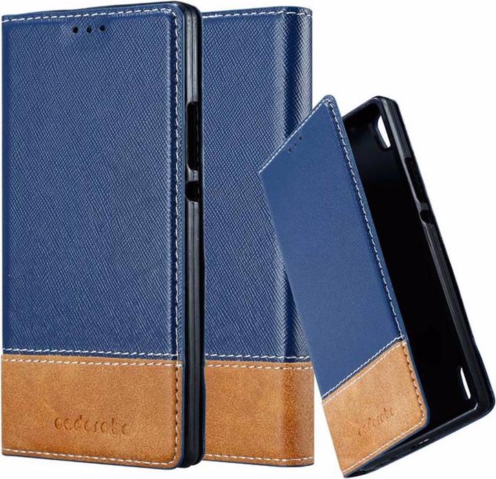 Productafbeelding Cadorabo Boek X Portemonnee Hoesje (Huawei Ascend P7)