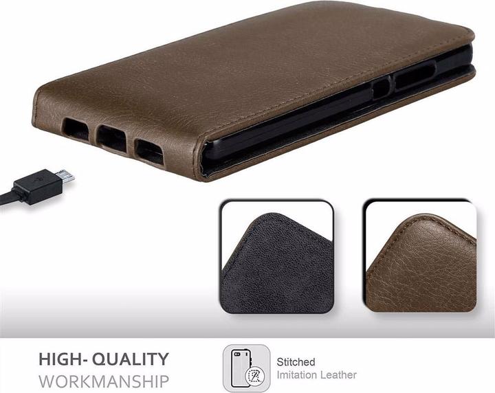 Image du produit Cadorabo Flip comme Invisible Cover (Huawei P8 Lite)
