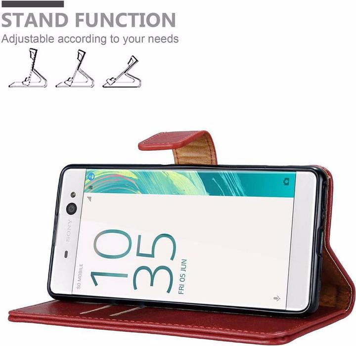 Actual product image Cadorabo Book Luxury Cover (Sony Xperia XA)
