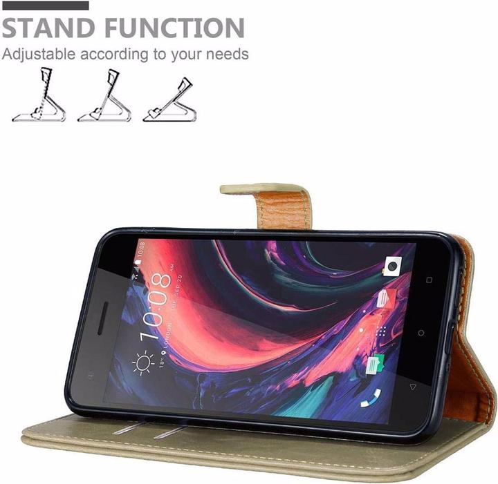 Actual product image Cadorabo Book Luxury Cover (HTC Desire 10 Pro)