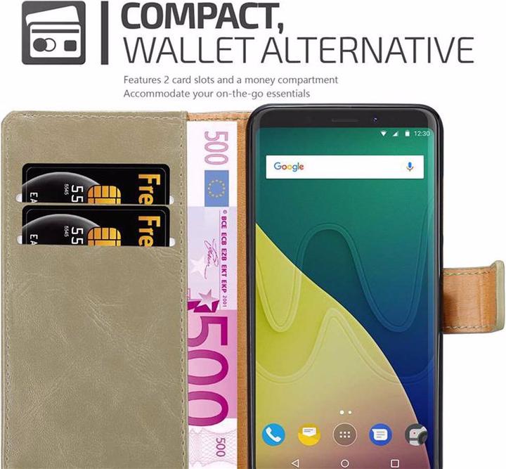 Productafbeelding Cadorabo Boek Luxe Omslag (Wiko View XL)
