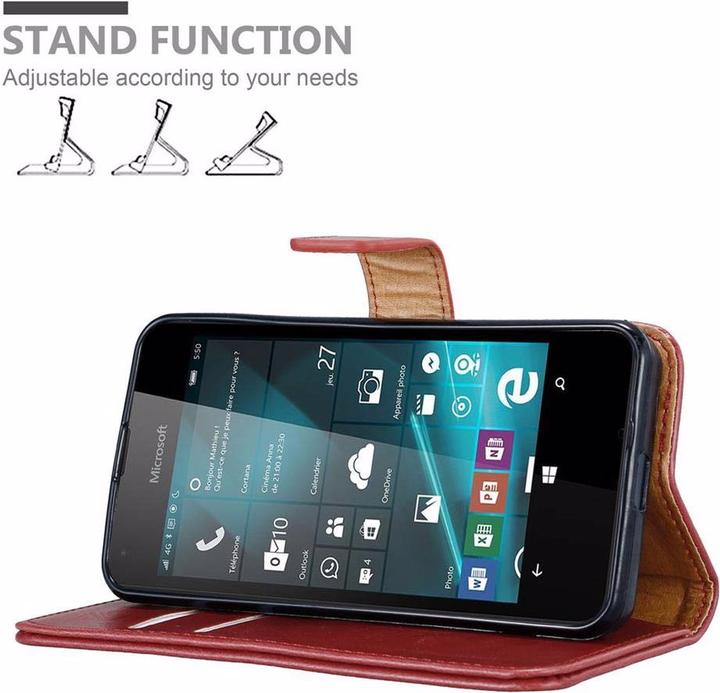 Produktbild Cadorabo Book Luxury Cover (Microsoft Lumia 550)