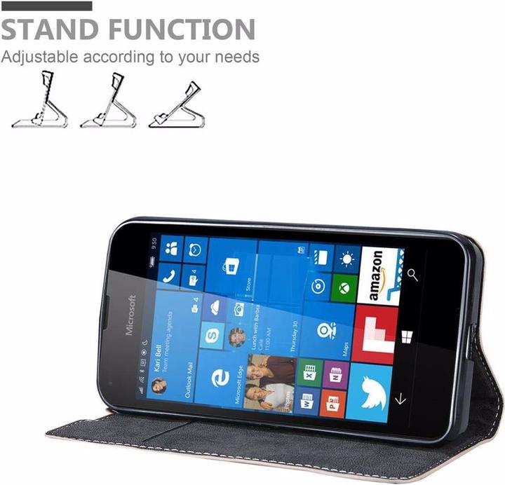 Productafbeelding Cadorabo Boek X Portemonnee Hoesje (Microsoft Lumia 550)
