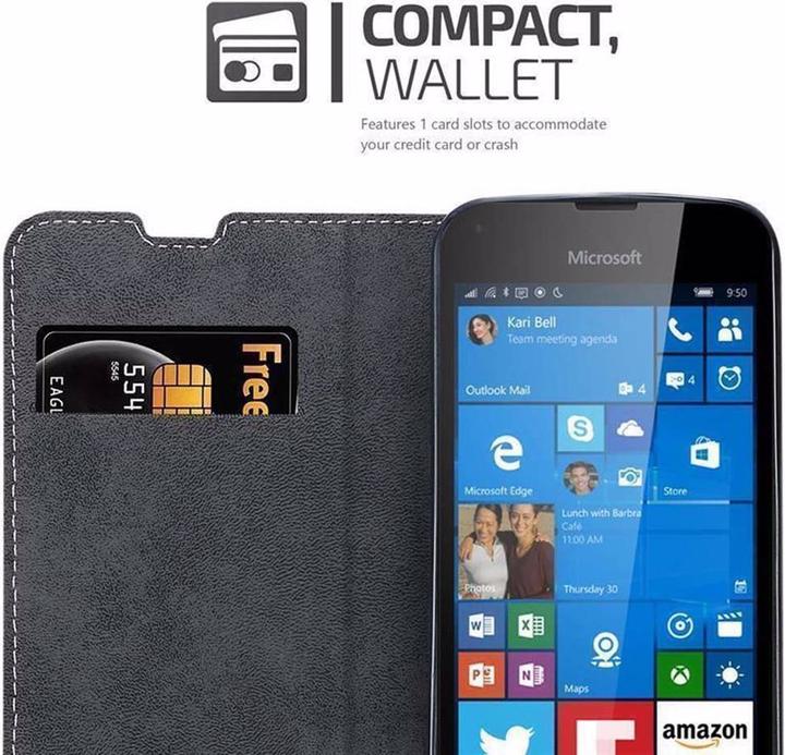 Productafbeelding Cadorabo Boek X Portemonnee Hoesje (Microsoft Lumia 550)