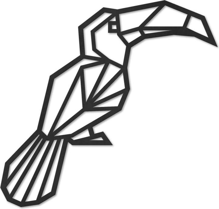 Actual product image Trenddeko MDF3 - Origami toucan (60 x 57 cm)