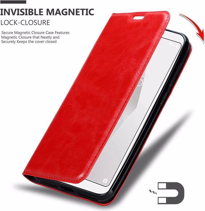 Produktbild Cadorabo Book Invisible Magnet Cover (BQ Aquaris C)