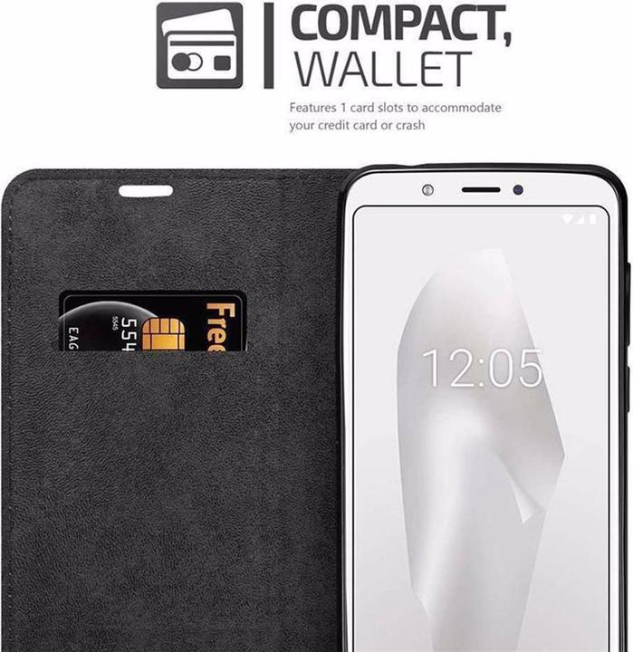 Produktbild Cadorabo Book Invisible Magnet Cover (BQ Aquaris C)