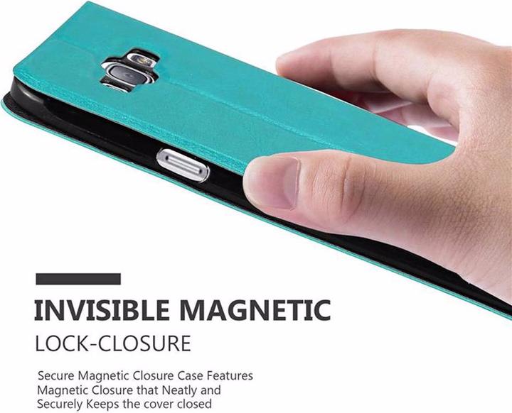 Actual product image Cadorabo Book with View double window cover (Samsung Galaxy A8 (2018))