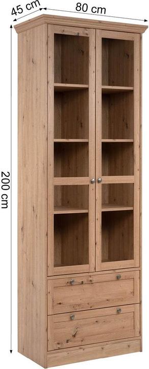 Actual product image Homestyle4u Showcase highboard (80 x 200 x 45 cm)
