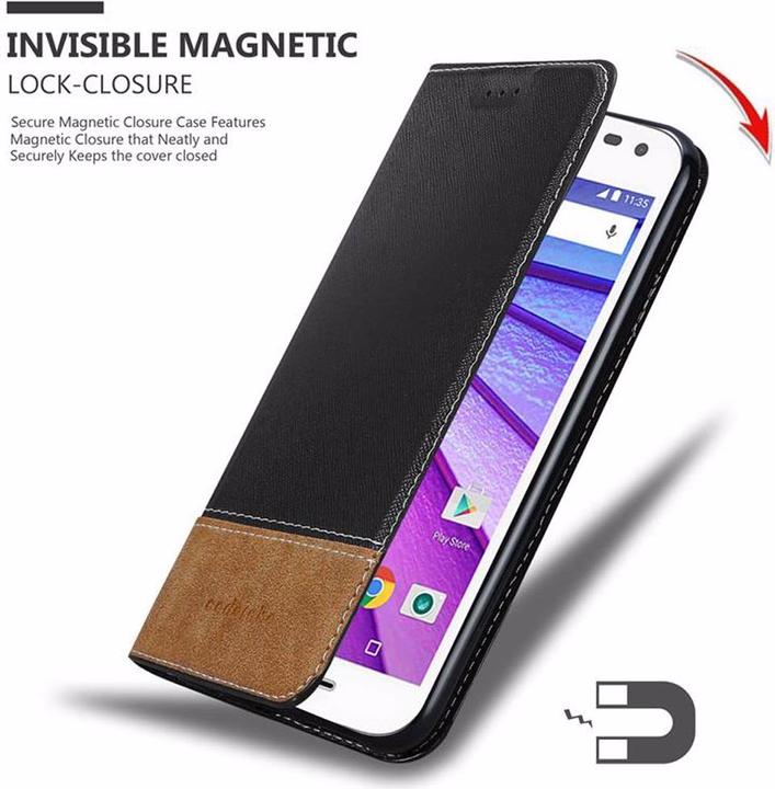 Productafbeelding Cadorabo Boek X Portemonnee Hoesje (Motorola Moto G30)