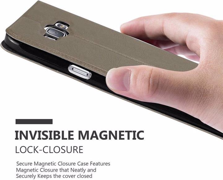 Actual product image Cadorabo Book with View double window cover (Samsung Galaxy A8 (2018))