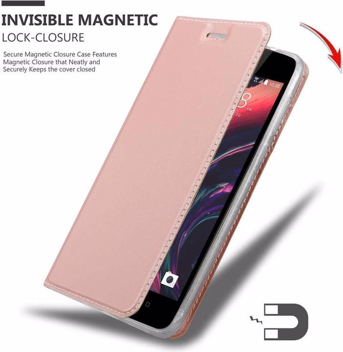 Actual product image Cadorabo Book Classy Style Cover (HTC Desire 10 Lifestyle, HTC Desire 825)