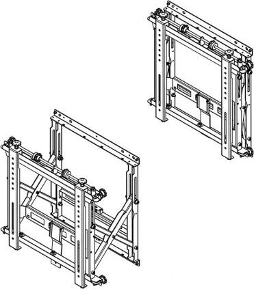 Actual product image Hagor VWH-NT Wall Mount for LCD/Plasma TVs (Wall, 55", 40 kg)