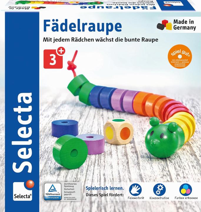Image du produit Selecta Spielzeug Fädelraupe