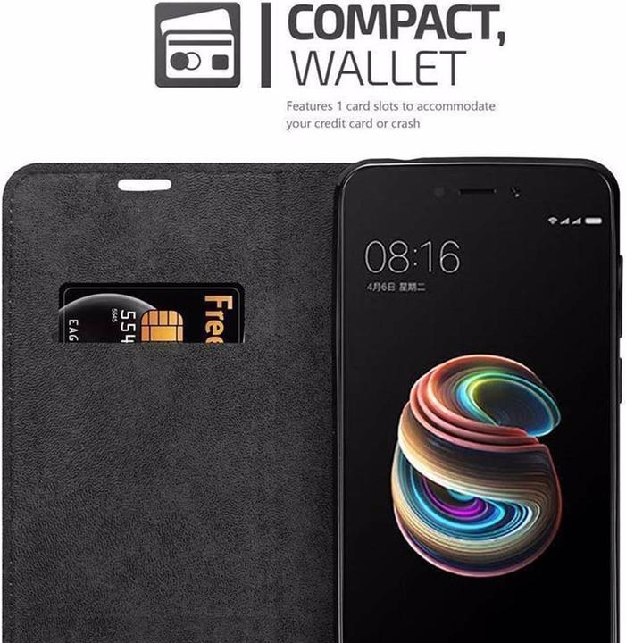Immagine prodotto Cadorabo Copertina magnetica invisibile del libro (Xiaomi Redmi 5A)