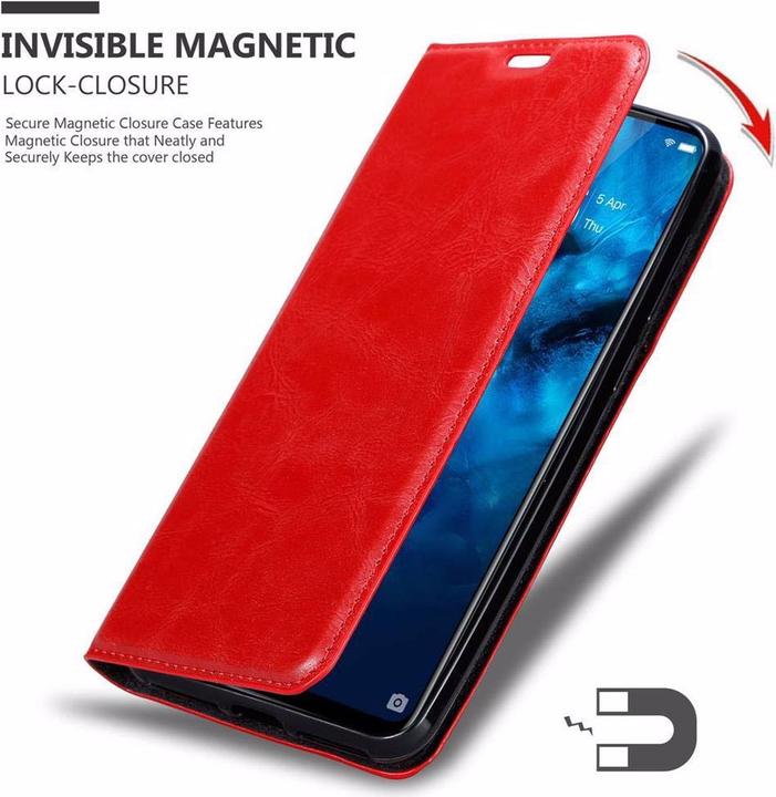Actual product image Cadorabo Book Invisible Magnet Cover (Vivo Nex)