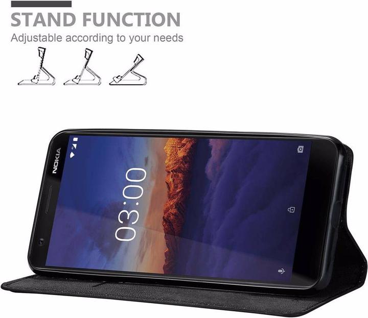 Produktbild Cadorabo Book Invisible Magnet Cover (Nokia 3.1)