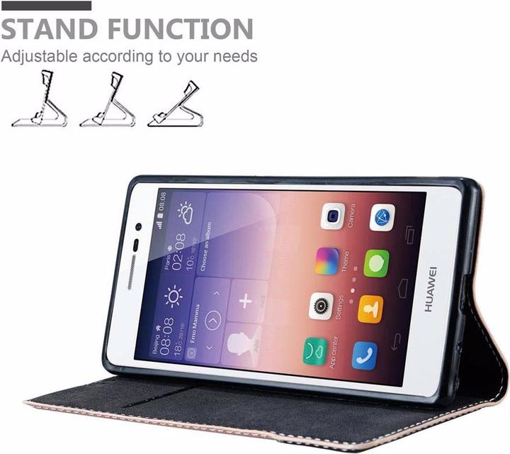 Produktbild Cadorabo Book X-Wallet Cover (Huawei Ascend P7)