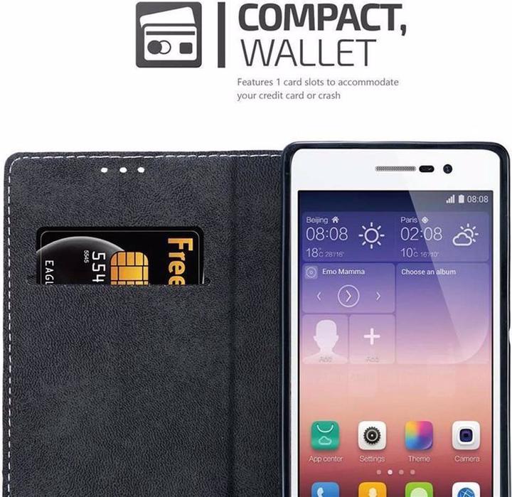 Produktbild Cadorabo Book X-Wallet Cover (Huawei Ascend P7)