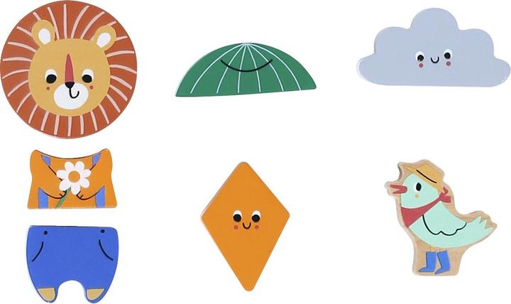 Image du produit Vertbaudet Cubes d'activités pour bébés en bois FSC